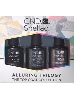 CND Shellac Alluring Trilogy - The Top Coat Collection